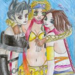 ffx2 fanart characters 2