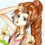 ff7 fanart aeris kasura