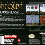ff mystic quest misc back of box na