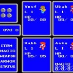FF1 Menu Screen