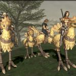 ff11 screenshot players on chocobos