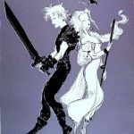 ff7 artwork cloud tifa