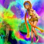 ffx2 wallpaper rikku 1